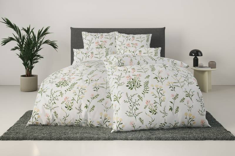 OTTO home Bettwäsche "Claara" 2 Stk. tlg. mit Blumen Design, skandinavisch, romantische Bettwäsche von Otto Home