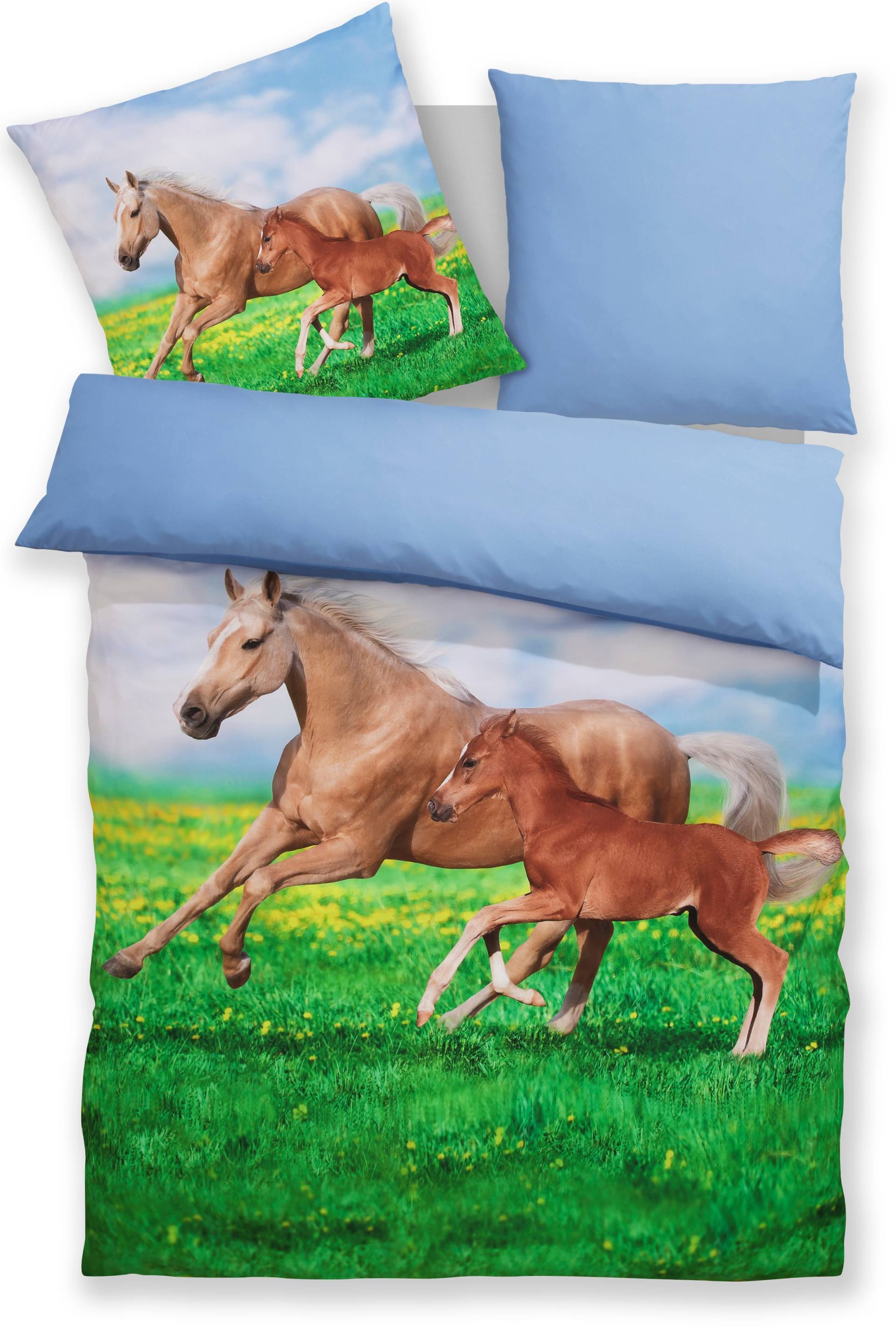 OTTO home Bettwäsche "Lyki", ab Größe 135x200 cm, 100% Polyester, Katze, Pferd, Löwe, Pinguin OTTO home Bettwäsche "Lyki", ab Größe 135x200 cm, 100% Polyester, Katze, Pferd, Löwe, Pinguin von Otto Home