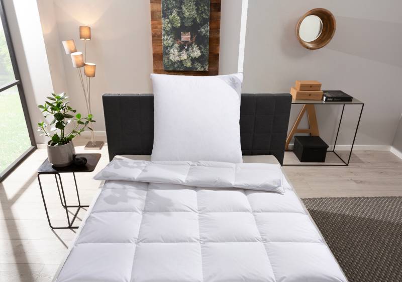 Otto Keller Daunenbettdecke + Kopfkissen "STARLIGHT" sorgt für hohen Schlafkomfort von Otto Keller