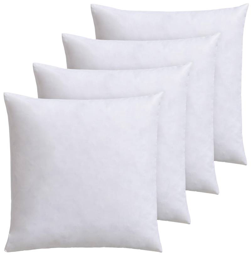 Otto Keller Federkissen "Annabelle 4-Tlg. Kissen-Set, Deko- oder Kopfkissen" Füllung: 100Federn Bezug: Baumwolle 4 Stk. tlg. in vielen verschiedenen Größen erhältlich. Von 40x40 bis 80x80cm von Otto Keller