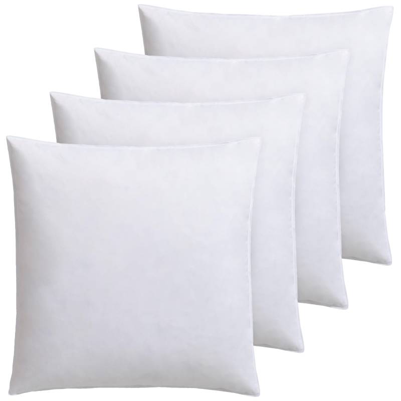 Otto Keller Federkissen "Annabelle 4-Tlg. Kissen-Set, Deko- oder Kopfkissen" Füllung: 100Federn Bezug: Baumwolle 4 Stk. tlg. in vielen verschiedenen Größen von : 40x40, 50x50, 40x80, 80x80cm von Otto Keller