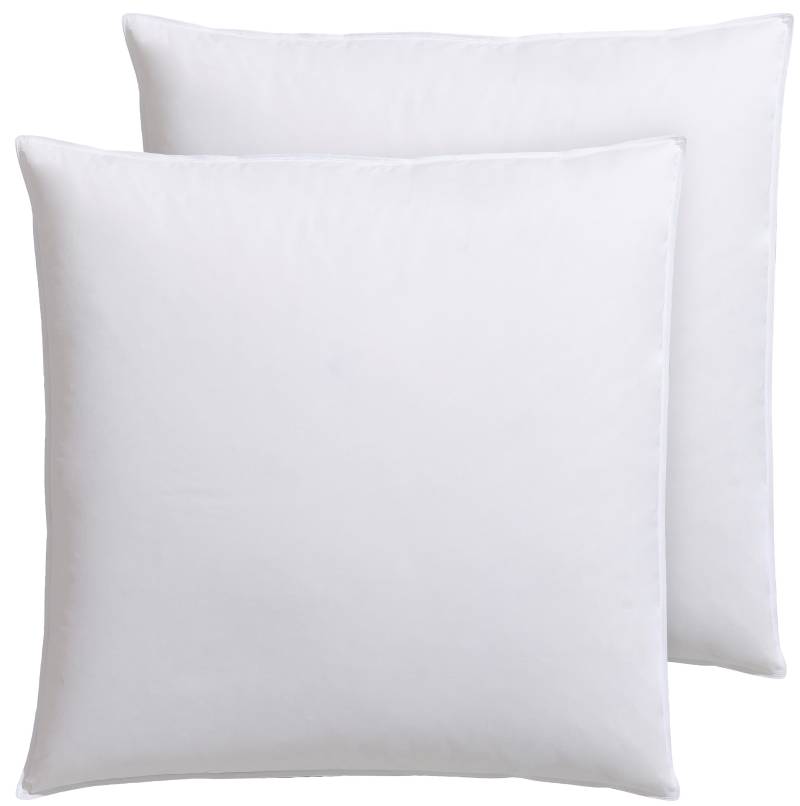 Otto Keller Federkissen "Annabelle Kissen-Set, als Dekokissen oder Kopfkissen" Füllung: 50% Daunen, 50%Federn Bezug: Baumwolle Set, 2 Stk. tlg. in vielen verschiedenen Größen erhältlich. Von 2x 40x40 bis 2x80x80cm von Otto Keller