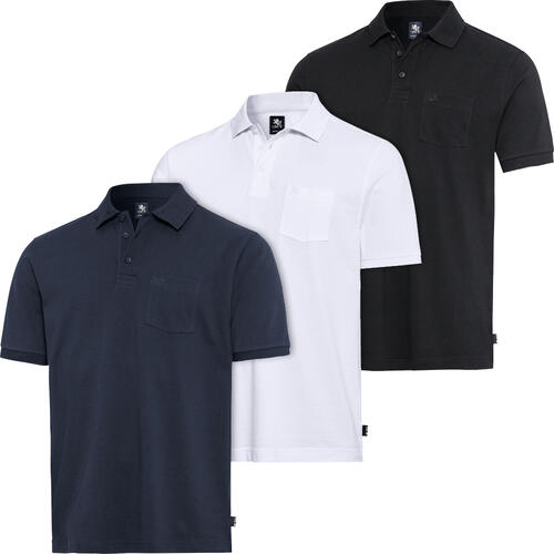 Otto Kern 3er Pack Herren Poloshirts Regular-Fit von Otto Kern