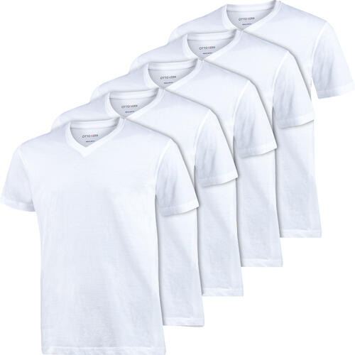 Otto Kern 5er Pack Herren T-Shirts V-Ausschnitt, 100% Baumwolle von Otto Kern