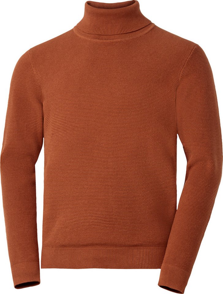 Otto Kern Rollkragenpullover Edle Reiskornstruktur von Otto Kern