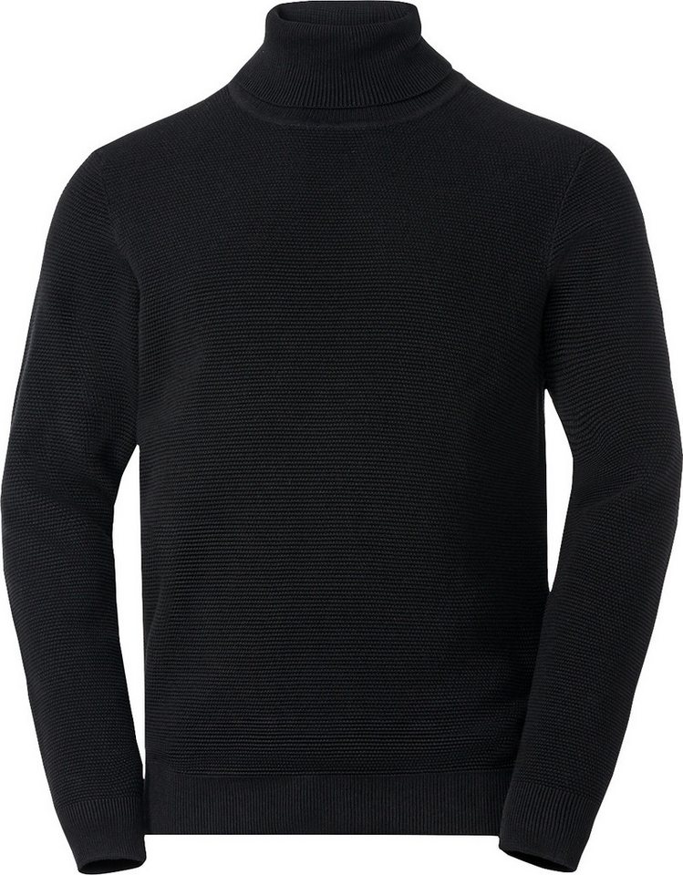 Otto Kern Rollkragenpullover Edle Reiskornstruktur von Otto Kern