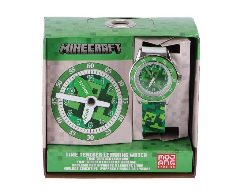 Otto Simon Quarzuhr Kinder-Armbanduhr Minecraft grün von Otto Simon