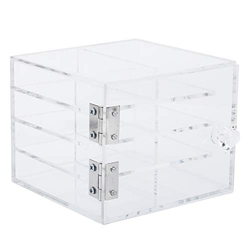 8-lagige Wimpern-Aufbewahrungsbox, Acryl, Transparent, Staubdicht, Wimpern-Display, Organizer, Make-up-Behälter Für Den Schönheitssalon zu Hause von Otufan