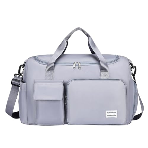 OuLi Store Sporttasche Damen Herren 35L Reisetasche mit Schuhfach Nassfach Wasserdicht Trainingstasche Travel Duffle Bag mit Rucksack Weekender Schwimmtasche Fitnesstasche (Farbe 1) von OuLi Store