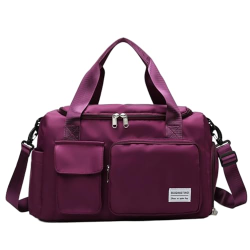 OuLi Store Sporttasche Damen Herren 35L Reisetasche mit Schuhfach Nassfach Wasserdicht Trainingstasche Travel Duffle Bag mit Rucksack Weekender Schwimmtasche Fitnesstasche (Farbe 12) von OuLi Store