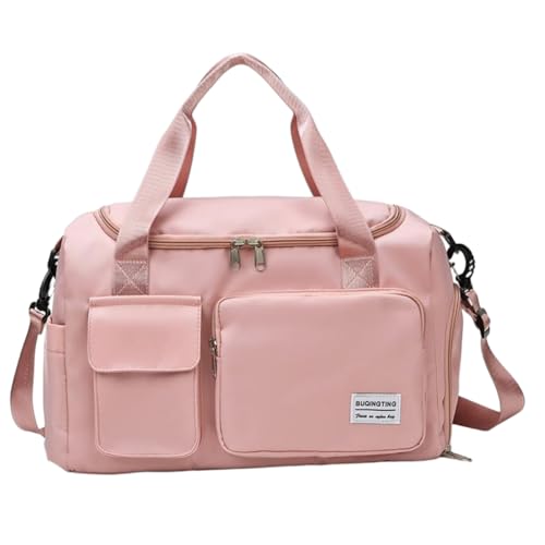 OuLi Store Sporttasche Damen Herren 35L Reisetasche mit Schuhfach Nassfach Wasserdicht Trainingstasche Travel Duffle Bag mit Rucksack Weekender Schwimmtasche Fitnesstasche (Farbe 2) von OuLi Store