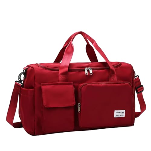 OuLi Store Sporttasche Damen Herren 35L Reisetasche mit Schuhfach Nassfach Wasserdicht Trainingstasche Travel Duffle Bag mit Rucksack Weekender Schwimmtasche Fitnesstasche (Farbe 4) von OuLi Store