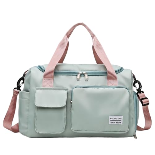 OuLi Store Sporttasche Damen Herren 35L Reisetasche mit Schuhfach Nassfach Wasserdicht Trainingstasche Travel Duffle Bag mit Rucksack Weekender Schwimmtasche Fitnesstasche (Farbe 6) von OuLi Store