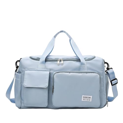 OuLi Store Sporttasche Damen Herren 35L Reisetasche mit Schuhfach Nassfach Wasserdicht Trainingstasche Travel Duffle Bag mit Rucksack Weekender Schwimmtasche Fitnesstasche (Farbe 8) von OuLi Store