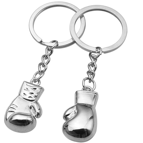 Ouceanwin 3 Stück Schlüsselanhänger Boxhandschuhe Boxen Sport Schlüsselbund Metall Boxhandschuhe Anhänger Sport Schlüsselringe Lustig Schlüsselbund Keychain Geschenk für Frauen Männer Boxer von Ouceanwin