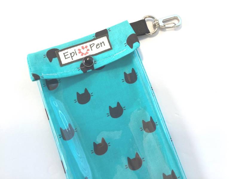 Epipen Etui Schwarze Katzen Klare Tasche Metall Drehclip Hält Allergie-Injektionsinsulin-stift Glucagon Id-Karte 4 Größen Personalisieren Epipen Etui Schwarze Katzen Klare Tasche Metall Drehclip Hält Allergie-Injektionsinsulin-stift Glucagon Id-Karte 4 Größen Personalisieren von OuchPouchShoppe