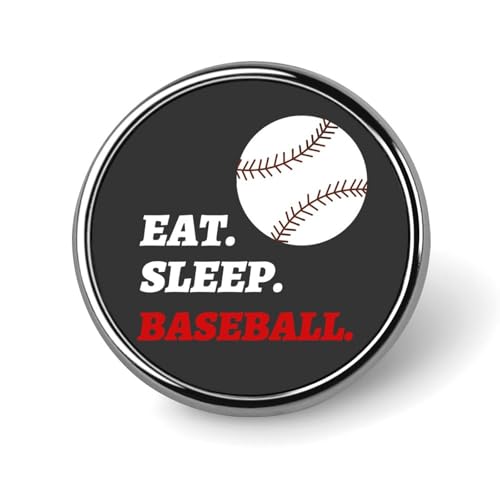 Abstrakte Baseball-Sport-Brosche, rund, Anstecknadel, Revers, Krawattennadel für Damen und Herren, Büroangestellte, Lehrer, Dekoration Abstrakte Baseball-Sport-Brosche, rund, Anstecknadel, Revers, Krawattennadel für Damen und Herren, Büroangestellte, Lehrer, Dekoration von Oudrspo