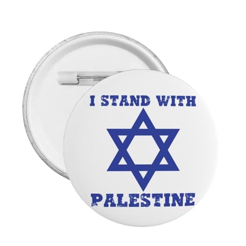 Anstecknadel „Ich stehe mit Israel“-Anstecknadel „Bete für Israel“-Anstecknadel „Israel Strong“-Anstecknadel „I Love Israel“-Anstecknadel, runder Knopf, Abzeichen, Medaillennadeln, Brosche, Partyzub von Oudrspo
