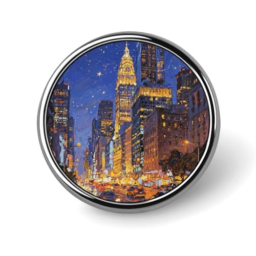 Anstecknadel für Männer mit Stadt-Nachtansicht, Yorkshire Terrier am Strand, modische Brosche – niedliche Emaille-Abzeichen, Anstecknadel aus Aluminiumlegierung für Hüte, Hemden, Taschen, Jacken und A Anstecknadel für Männer mit Stadt-Nachtansicht, Yorkshire Terrier am Strand, modische Brosche – niedliche Emaille-Abzeichen, Anstecknadel aus Aluminiumlegierung für Hüte, Hemden, Taschen, Jacken und A von Oudrspo