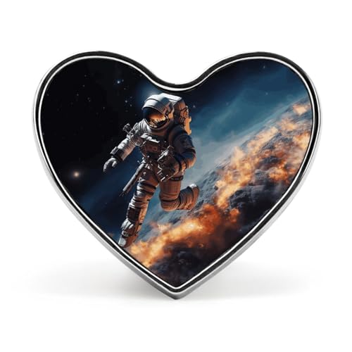 Astronaut fliegt im Weltraum, modische Brosche – süßes Cartoon-Faultier, 2,5 cm, süße Emaille-Herz-Anstecker, Metall-Anstecknadeln für Männer und Frauen, dekorative Metall-Anstecknadel für Hüte, Hemde Astronaut fliegt im Weltraum, modische Brosche – süßes Cartoon-Faultier, 2,5 cm, süße Emaille-Herz-Anstecker, Metall-Anstecknadeln für Männer und Frauen, dekorative Metall-Anstecknadel für Hüte, Hemde von Oudrspo