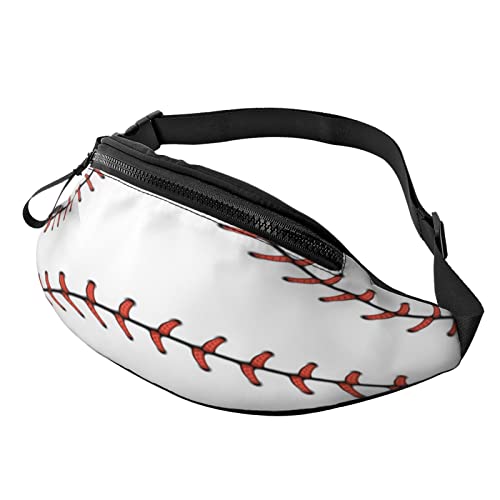 Baseball-Gürteltasche mit Spitze für Damen und Herren, lässige Gürteltasche mit verstellbarem Riemen für Laufen und Wandern im Freien von Oudrspo