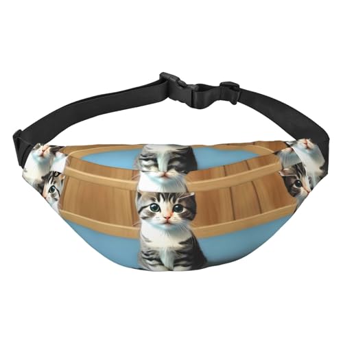 Bedroom Kitten Stilvolle und praktische Gürteltasche für Frauen – Bequeme Gürteltasche für Outdoor-Aktivitäten, Lauf-Gürteltasche, von Oudrspo