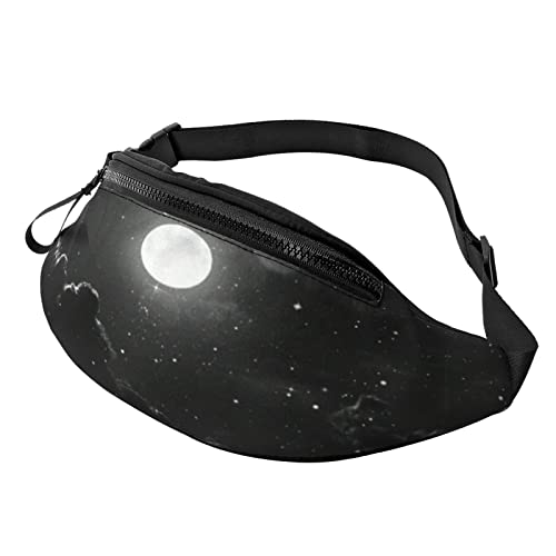 Bintang Langit Bulan Fanny Pack Für Frauen & Männer, Casual Gürtel Tasche Mit Verstellbarem Riemen Für Im Freien Laufen Wandern von Oudrspo
