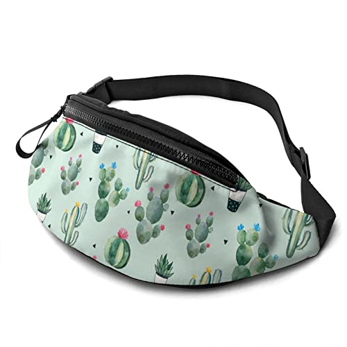Cactus Fanny Pack Lässige Gürteltasche mit verstellbarem Gürtel Gürteltaschen für Männer Frauen Reisen Sport Laufen von Oudrspo