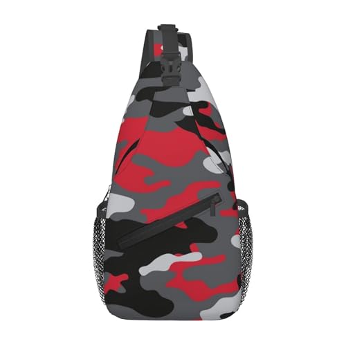 Christian Cross with Water Sling Backpack Crossbody Bag, Chest Bag Daypack for Outdoors Hiking Traveling von Oudrspo