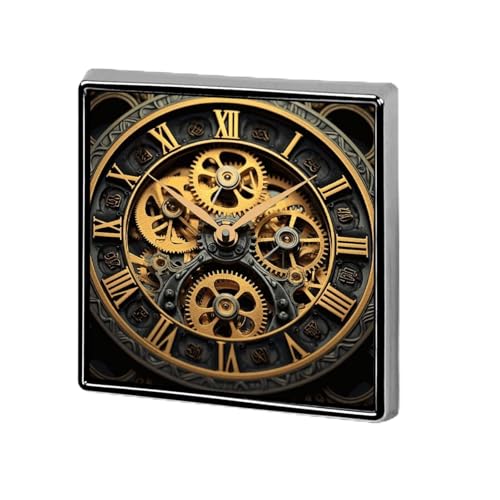 Clock Gear Geparden-Anstecknadel für Männer und Frauen, quadratische modische Brosche – niedliche Emaille-Anstecker, Anstecknadel aus Aluminiumlegierung für Hüte, Hemden, Taschen, Jacken und Accessoir Clock Gear Geparden-Anstecknadel für Männer und Frauen, quadratische modische Brosche – niedliche Emaille-Anstecker, Anstecknadel aus Aluminiumlegierung für Hüte, Hemden, Taschen, Jacken und Accessoir von Oudrspo