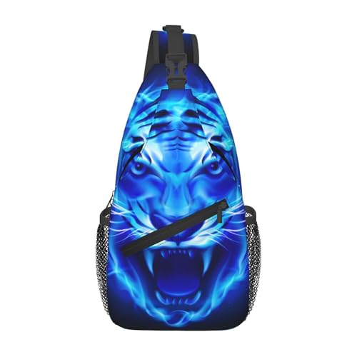 Colorful Tie Dye Sling Backpack Crossbody Bag, Chest Bag Daypack for Outdoors Hiking Traveling von Oudrspo