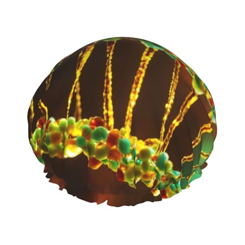 DNA-Kette Fotodruck Doppelte Duschhaube Bade-Duschhauben Damen Herren Duschhauben Salon Heimgebrauch DNA-Kette Fotodruck Doppelte Duschhaube Bade-Duschhauben Damen Herren Duschhauben Salon Heimgebrauch von Oudrspo