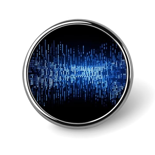 Die blaue binäre Anstecknadel für Männer, Basketball-Modebrosche – süße Emaille-Abzeichen, Anstecknadel aus Aluminiumlegierung für Hüte, Hemden, Taschen, Jacken und Accessoires (runde Anstecknadeln, 2 von Oudrspo