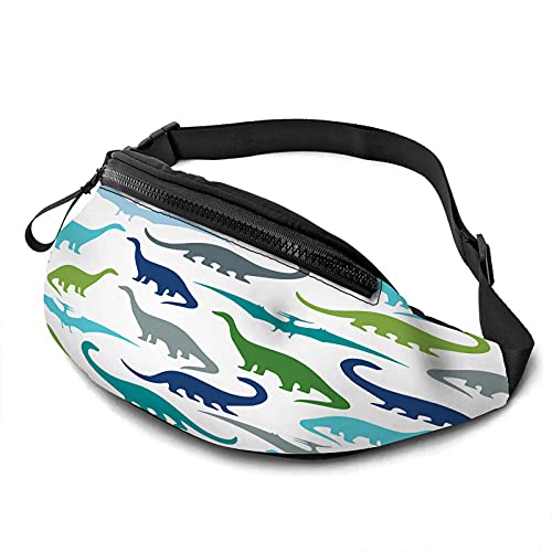 Dinosaurier Lässige Gürteltasche Für Männer Frau Bunte Tiere Cartoon Dinosaurier Charaktere Fledermäuse Dino Jubiläum Langlebig Gürteltasche Genießen Sie Sport Wandern Laufen Radfahren Im Freien von Oudrspo