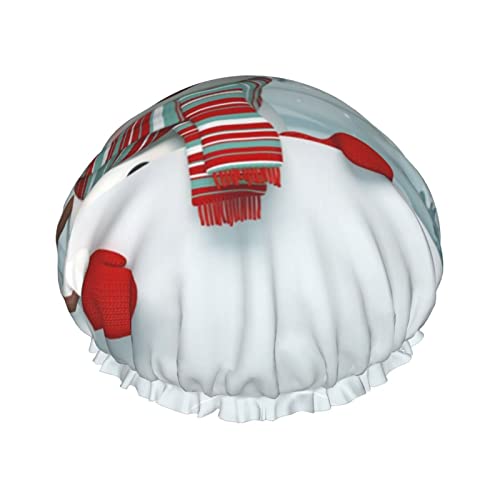 Duschhaube mit Aufschrift „Frecher Schneemann, wasserdicht, wiederverwendbar, für Damen, Herren, Jungen und Mädchen, Spa-Salon Duschhaube mit Aufschrift „Frecher Schneemann, wasserdicht, wiederverwendbar, für Damen, Herren, Jungen und Mädchen, Spa-Salon von Oudrspo