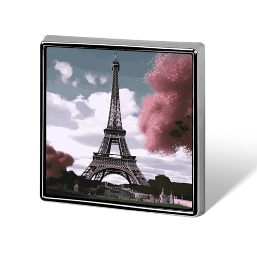 Eiffelturm-Waschbär-Anstecknadel für Männer und Frauen, quadratische modische Brosche – süße Emaille-Anstecker, Anstecknadel aus Aluminiumlegierung für Hüte, Hemden, Taschen, Jacken und Accessoires Eiffelturm-Waschbär-Anstecknadel für Männer und Frauen, quadratische modische Brosche – süße Emaille-Anstecker, Anstecknadel aus Aluminiumlegierung für Hüte, Hemden, Taschen, Jacken und Accessoires von Oudrspo