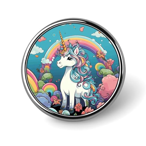 Farbige runde Abzeichen-Brosche, modische Revers-Krawattennadeln, leichte Metall-Brosche, Abzeichen für Männer und Frauen, Kostüm, dekoratives Accessoire Farbige runde Abzeichen-Brosche, modische Revers-Krawattennadeln, leichte Metall-Brosche, Abzeichen für Männer und Frauen, Kostüm, dekoratives Accessoire von Oudrspo