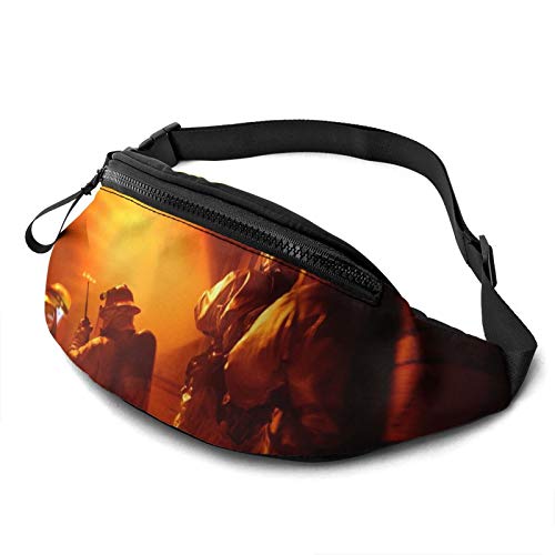 Feuerwehr Lässige Gürteltasche für Männer und Frauen, Verstellbarer Gürtel, Gürteltasche für Reisen, Wandern, Radfahren, Laufen, Festival, Rave von Oudrspo
