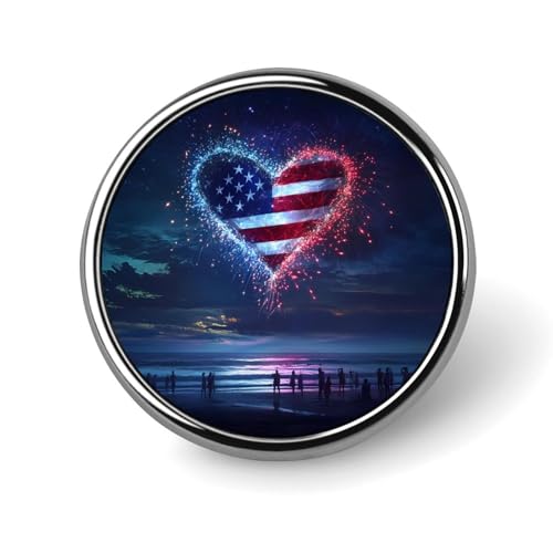 Feuerwerk US-Flagge Herz Runde Brosche Pins Revers Krawatte Abzeichen Metall Memorial Button Pin Kit für Hut Hemd Kleidung Taschen Dekor Feuerwerk US-Flagge Herz Runde Brosche Pins Revers Krawatte Abzeichen Metall Memorial Button Pin Kit für Hut Hemd Kleidung Taschen Dekor von Oudrspo