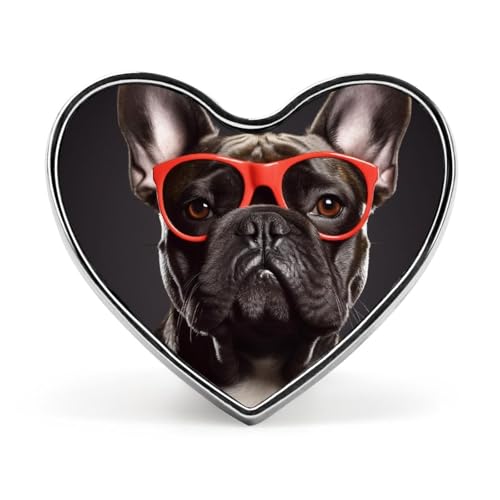 Französische Bulldogge, modische Brosche – und weiße Wolke, 2,5 cm, süße Emaille-Herz-Anstecker, Metall-Anstecknadeln für Männer und Frauen, dekorative Metall-Anstecknadel für Hüte, Hemden, Taschen, Französische Bulldogge, modische Brosche – und weiße Wolke, 2,5 cm, süße Emaille-Herz-Anstecker, Metall-Anstecknadeln für Männer und Frauen, dekorative Metall-Anstecknadel für Hüte, Hemden, Taschen, von Oudrspo