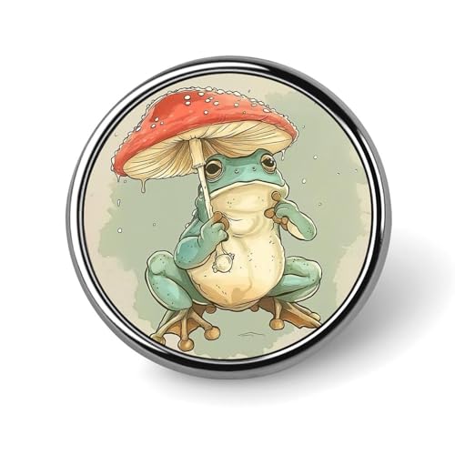 Frosch Kreative Retro Runde Brosche Anstecknadel Anstecker Revers Krawattennadel für Frauen Männer Büroangestellte Lehrer Dekor Frosch Kreative Retro Runde Brosche Anstecknadel Anstecker Revers Krawattennadel für Frauen Männer Büroangestellte Lehrer Dekor von Oudrspo