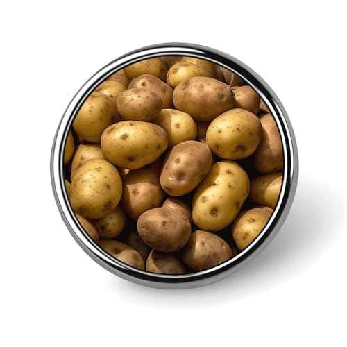 Gartenkartoffeln, runde Brosche, modische Revers-Krawattennadeln, leichte Metallbrosche, Abzeichen für Männer und Frauen, Kostüm, dekoratives Accessoire Gartenkartoffeln, runde Brosche, modische Revers-Krawattennadeln, leichte Metallbrosche, Abzeichen für Männer und Frauen, Kostüm, dekoratives Accessoire von Oudrspo