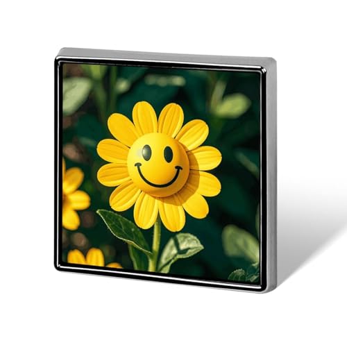 Gelbe Smiley-Blumen-Chamäleon-Anstecknadel für Männer und Frauen, quadratische modische Brosche – süße Emaille-Anstecker, Anstecknadel aus Aluminiumlegierung für Hüte, Hemden, Taschen, Jacken und Acce Gelbe Smiley-Blumen-Chamäleon-Anstecknadel für Männer und Frauen, quadratische modische Brosche – süße Emaille-Anstecker, Anstecknadel aus Aluminiumlegierung für Hüte, Hemden, Taschen, Jacken und Acce von Oudrspo