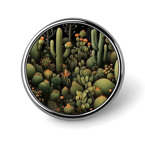 Grüne grüne runde Abzeichen-Brosche, modische Revers-Krawattennadeln, leichte Metall-Brosche, Abzeichen für Männer und Frauen, Kostüm, dekoratives Accessoire Grüne grüne runde Abzeichen-Brosche, modische Revers-Krawattennadeln, leichte Metall-Brosche, Abzeichen für Männer und Frauen, Kostüm, dekoratives Accessoire von Oudrspo