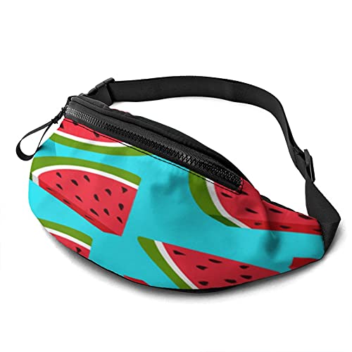 Gürteltasche mit Wassermelonenmuster für Damen und Herren, modische Gürteltasche, Hüfttasche mit verstellbarem Gürtel für Reisen im Freien, Sport, Laufen von Oudrspo