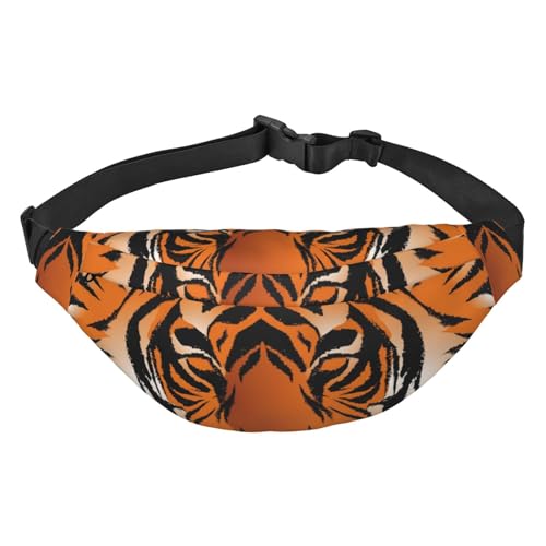 Gürteltasche mit gestreiftem Bengaltiger für Männer und Frauen, Hüfttasche zum Wandern, Laufen, Radfahren, Fitnessstudio, Outdoor-Sport, Reisen, Gürteltasche von Oudrspo