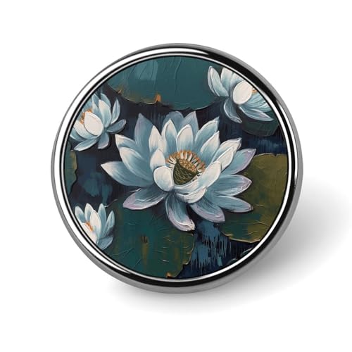 Handbemalte Blumen-Brosche, rund, modische Revers-Krawattennadeln, leichte Metallbrosche, Abzeichen für Männer und Frauen, Kostüm, dekoratives Accessoire Handbemalte Blumen-Brosche, rund, modische Revers-Krawattennadeln, leichte Metallbrosche, Abzeichen für Männer und Frauen, Kostüm, dekoratives Accessoire von Oudrspo