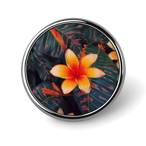 Hawaii Tropical Flower Runde Anstecker Brosche Mode Revers Krawattennadeln Leichte Metall Brosche Anstecker Für Männer Frauen Kostüm Dekoratives Accessoire Hawaii Tropical Flower Runde Anstecker Brosche Mode Revers Krawattennadeln Leichte Metall Brosche Anstecker Für Männer Frauen Kostüm Dekoratives Accessoire von Oudrspo