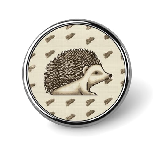 Hedgehog1 Runde Anstecker Brosche Modische Revers Krawattennadeln Leichte Metallbrosche Anstecker Für Männer Frauen Kostüm Dekoratives Accessoire Hedgehog1 Runde Anstecker Brosche Modische Revers Krawattennadeln Leichte Metallbrosche Anstecker Für Männer Frauen Kostüm Dekoratives Accessoire von Oudrspo