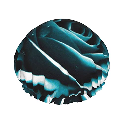 Hübsche Duschhaube mit Rosen-Aufdruck, wasserdichte, wiederverwendbare Badekappen für Damen, Herren, Jungen und Mädchen, Spa-Salon Hübsche Duschhaube mit Rosen-Aufdruck, wasserdichte, wiederverwendbare Badekappen für Damen, Herren, Jungen und Mädchen, Spa-Salon von Oudrspo
